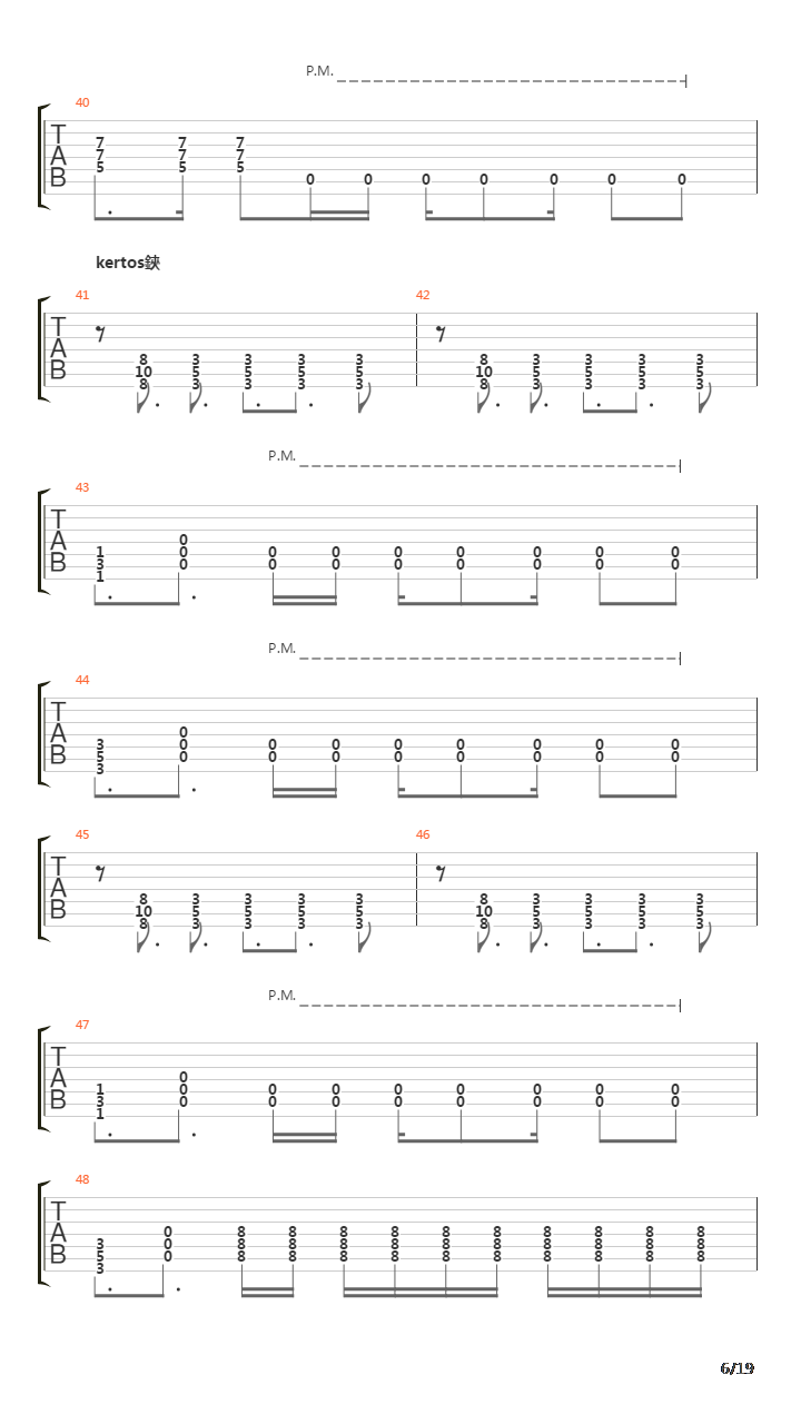 Lepositeet(5031)吉他谱