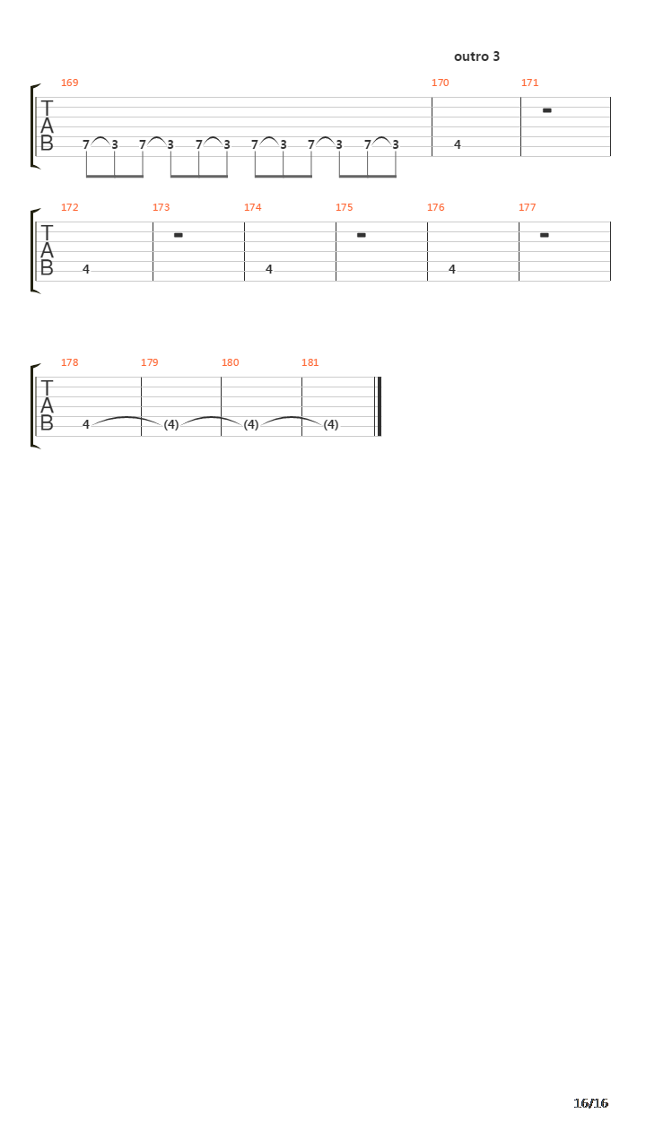 Panzerfaust吉他谱