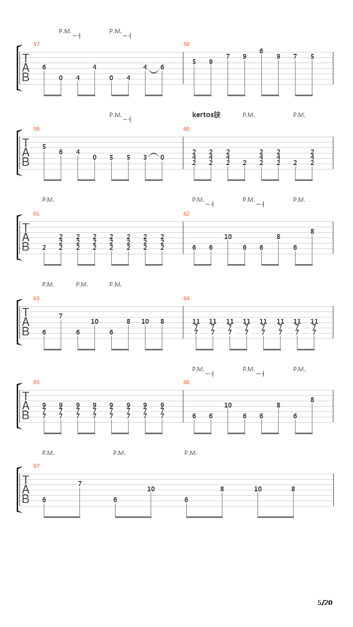 Pirunpaska吉他谱