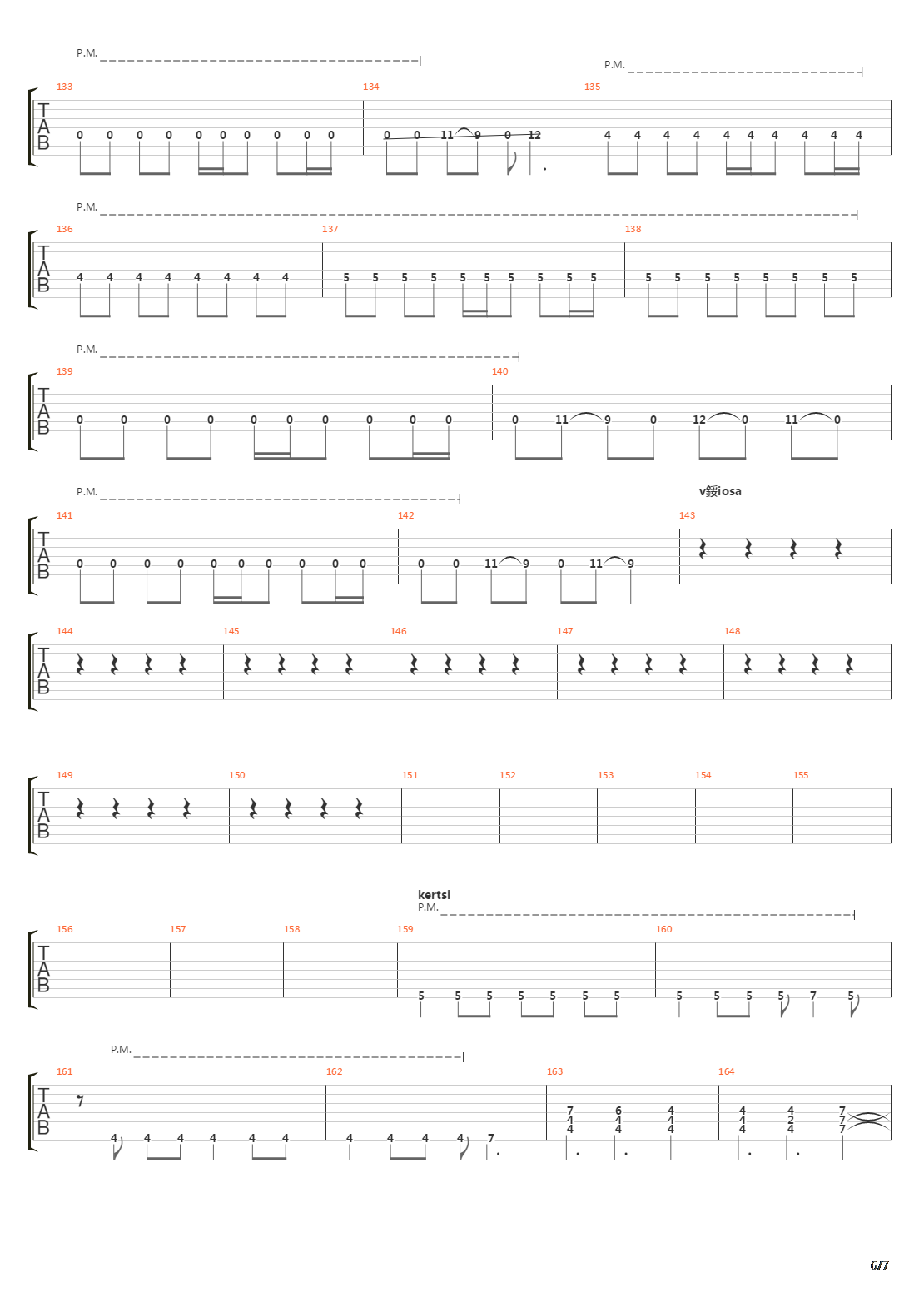 Puolikas Ihminen吉他谱