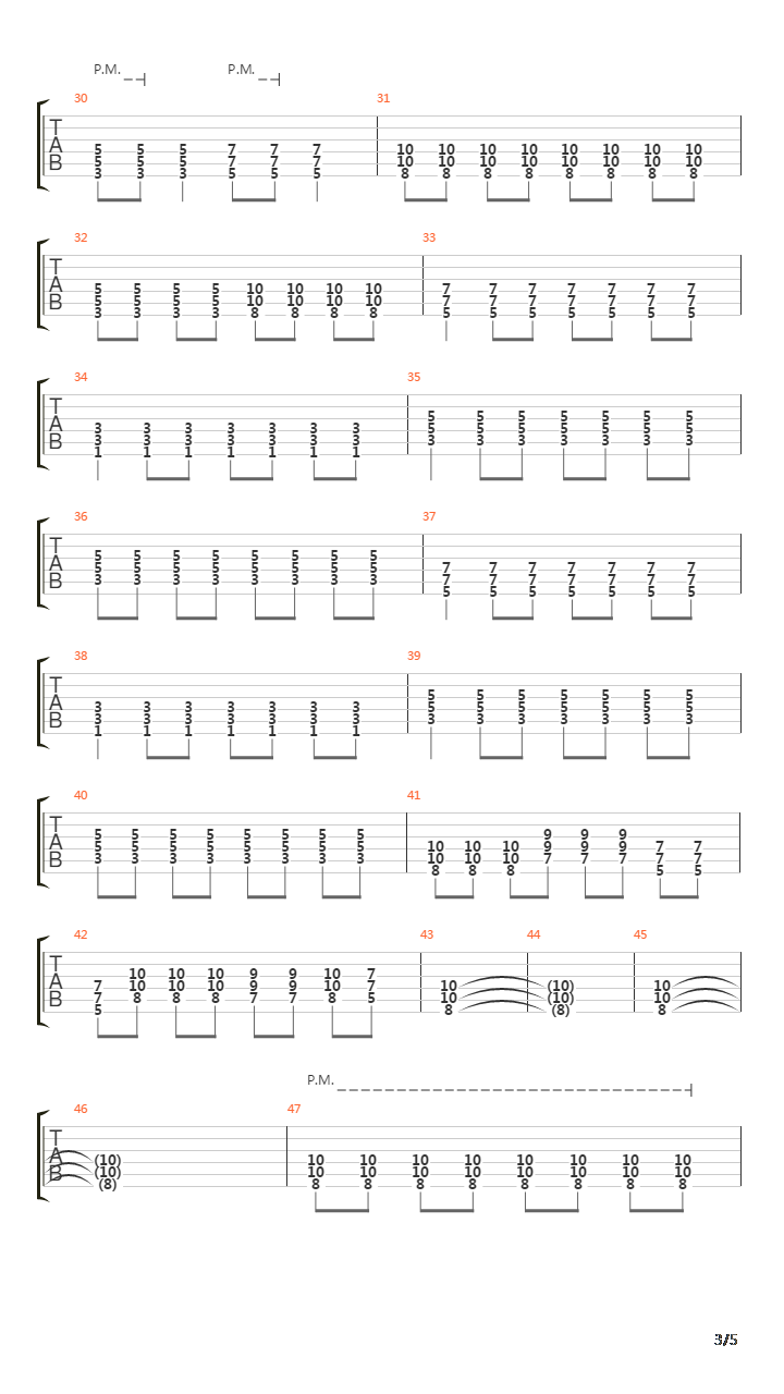 Hollywood Cemetery吉他谱