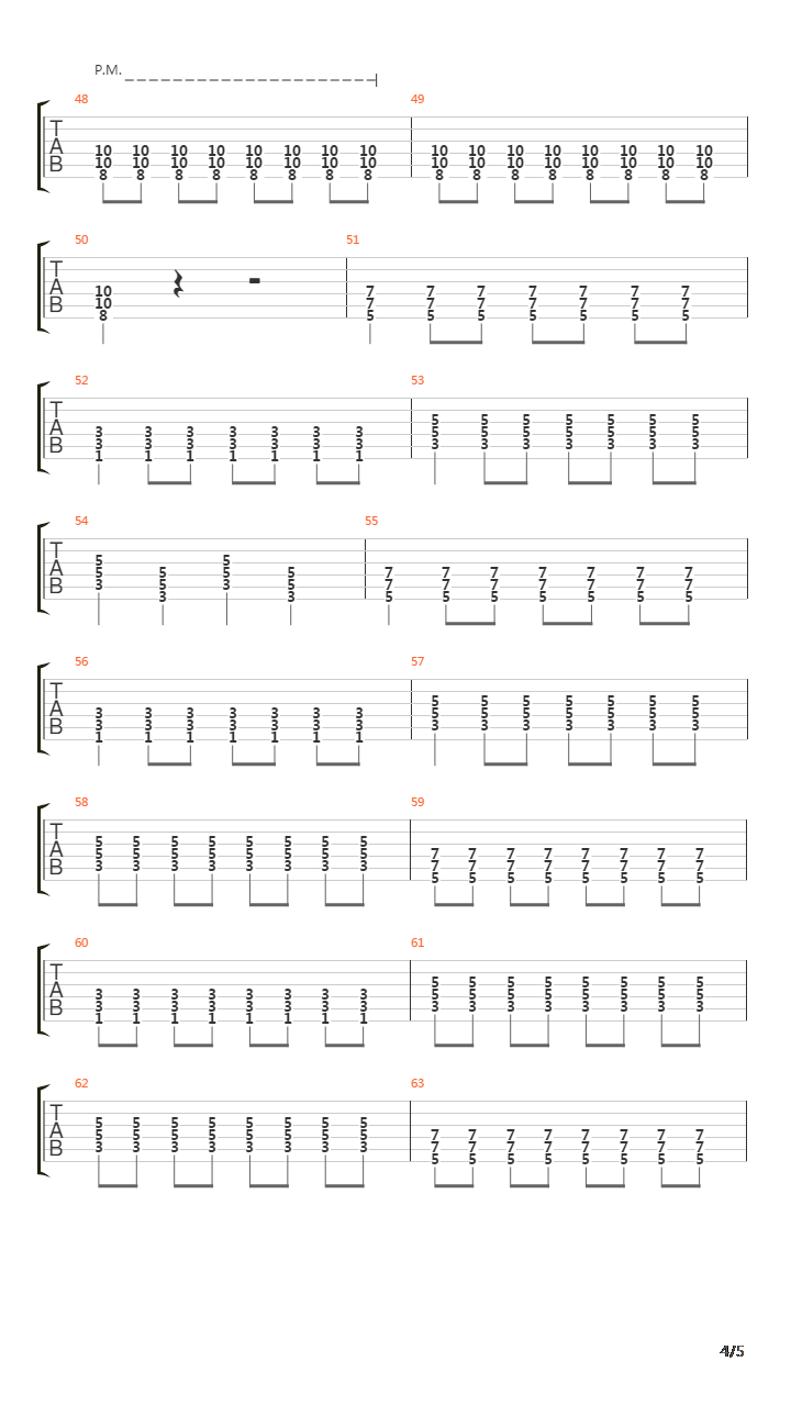 Hollywood Cemetery吉他谱