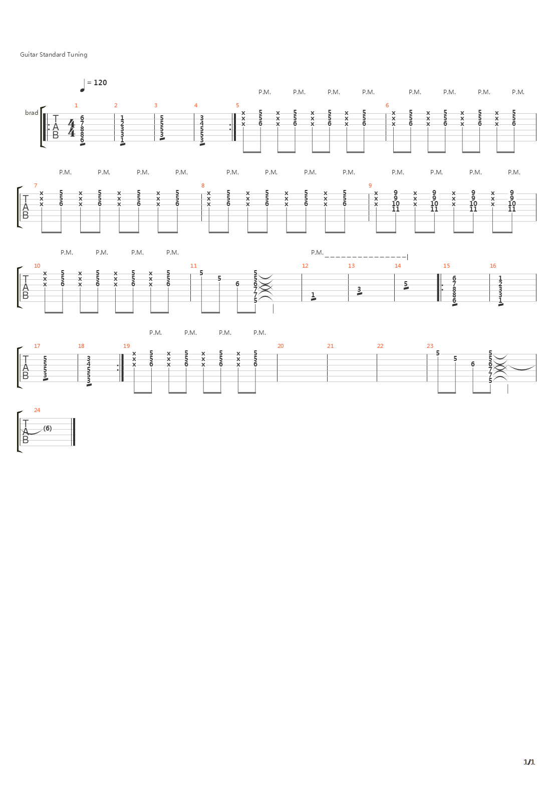 Stp吉他谱