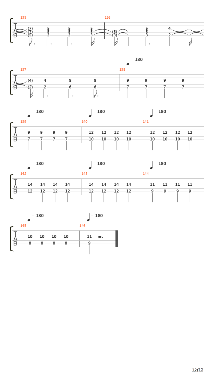 Holy Image Of Lies吉他谱