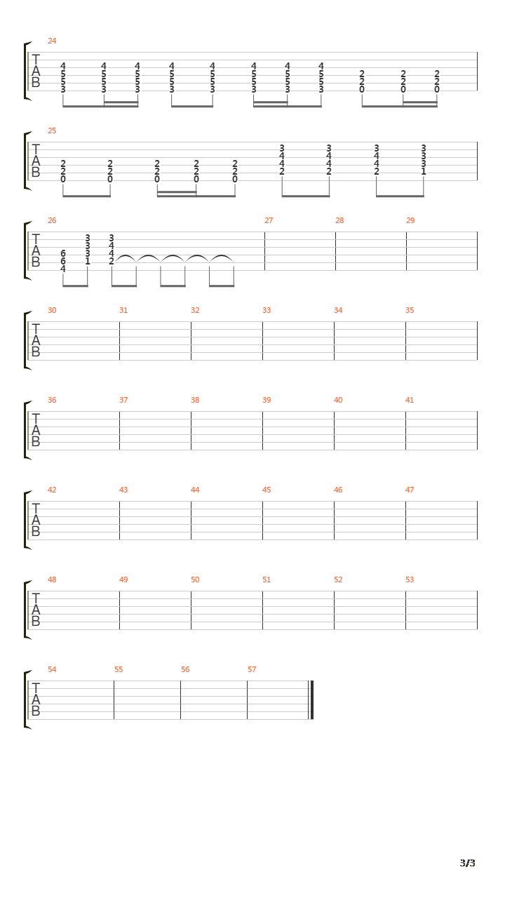 The Jester吉他谱