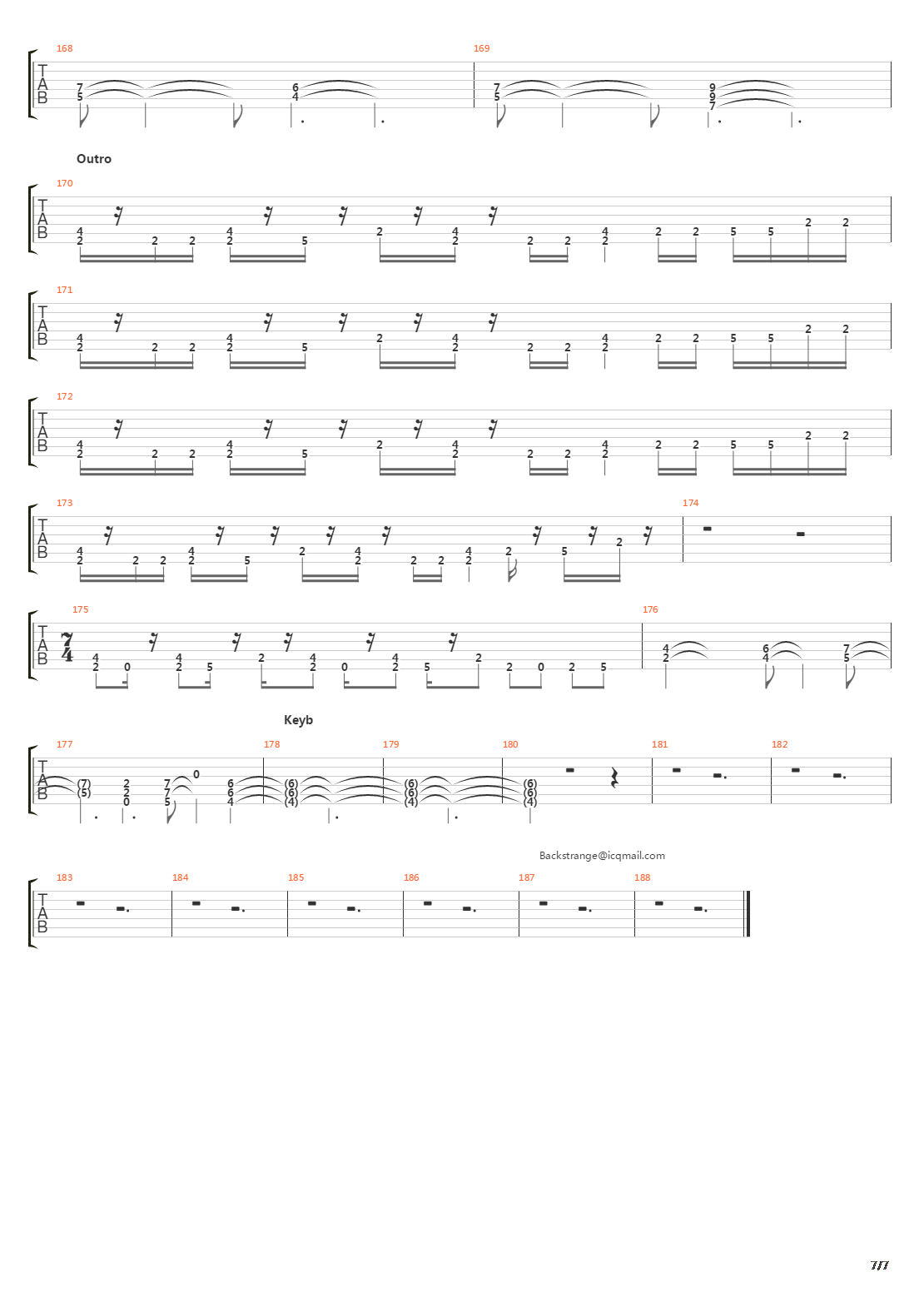 The Accolade吉他谱