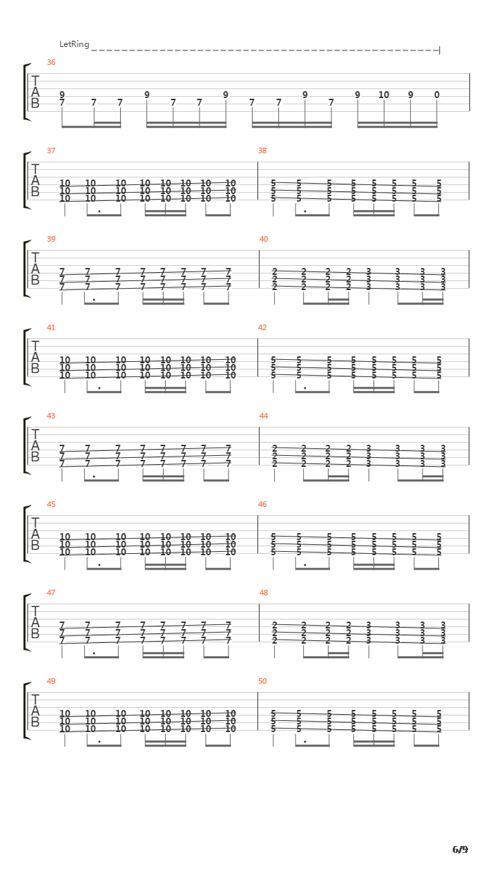 Lost In Holliwood (Mezmerize Tab Book Version)吉他谱