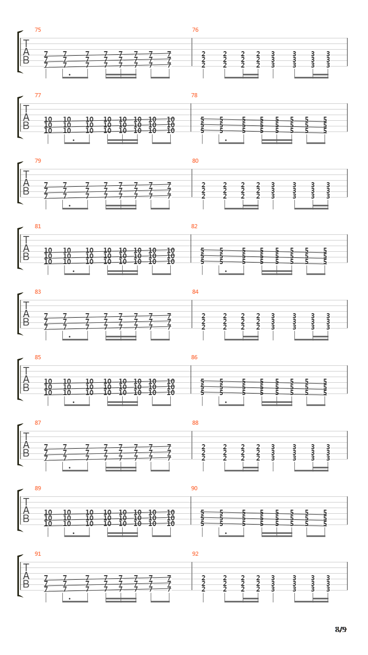 Lost In Holliwood (Mezmerize Tab Book Version)吉他谱