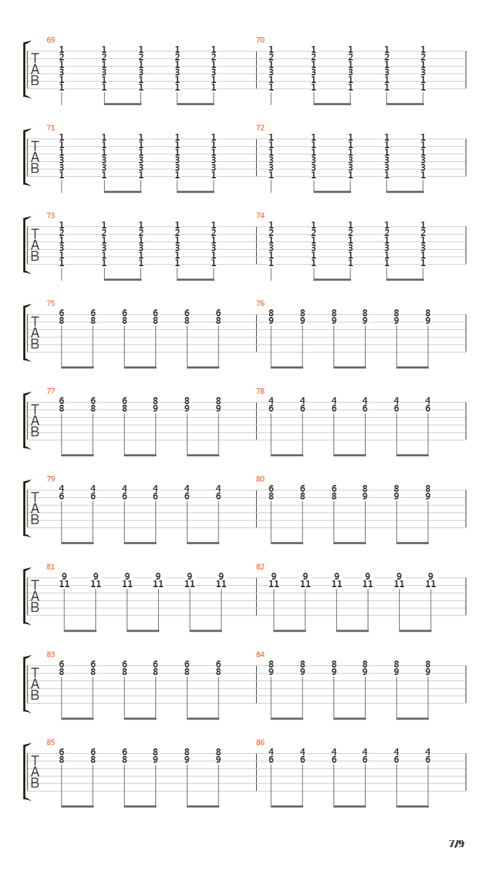 Question(F-Minor)吉他谱