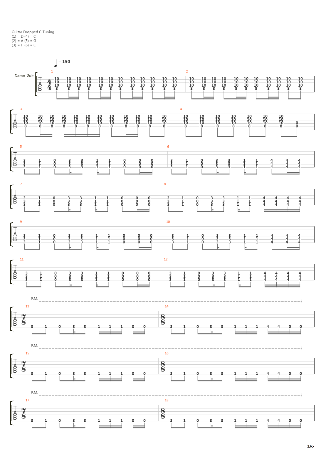 Soil吉他谱