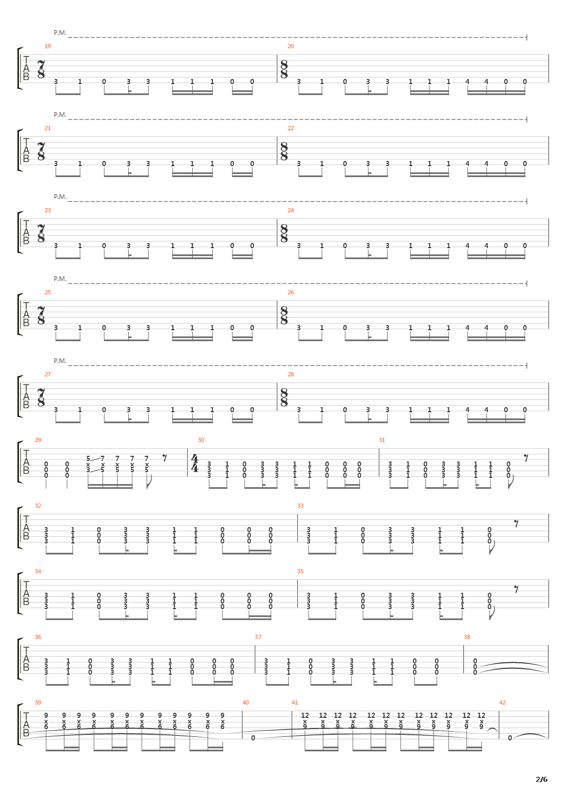 Soil吉他谱