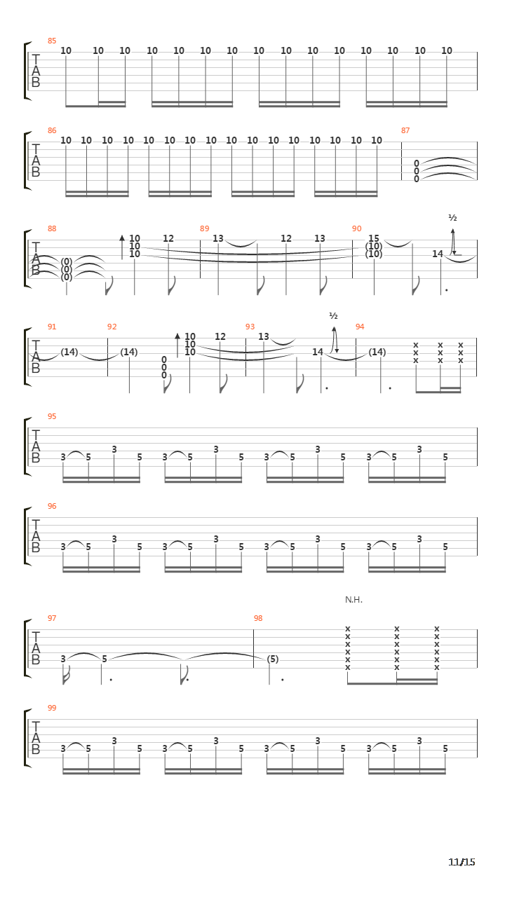 Soil吉他谱