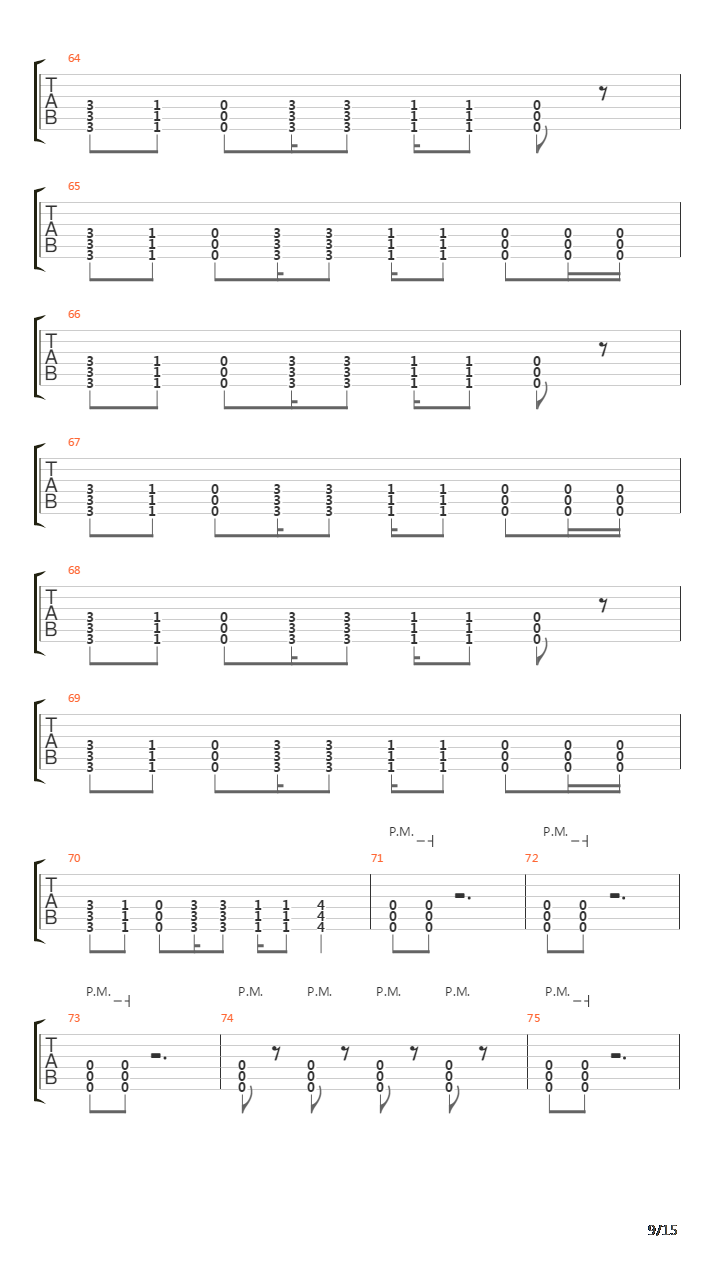 Soil吉他谱