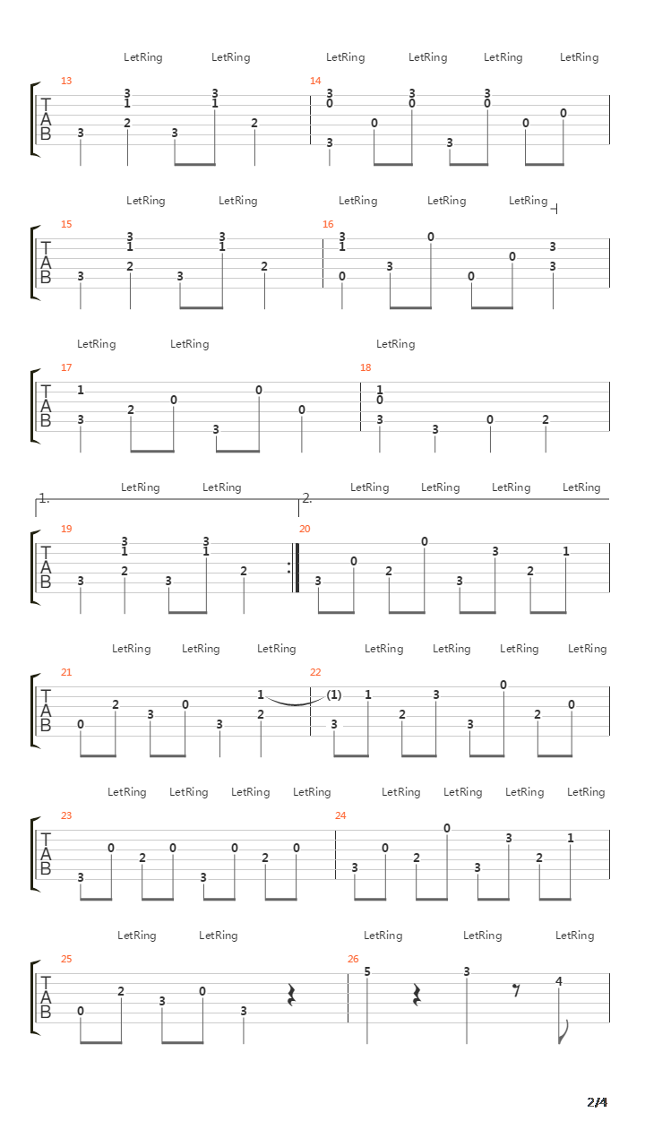 Buckdancers Choice(Ragtime Guitar)吉他谱