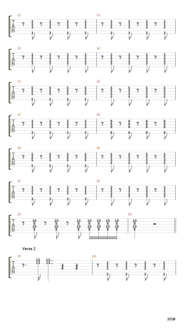 เกาะร้างห่างรัก吉他谱