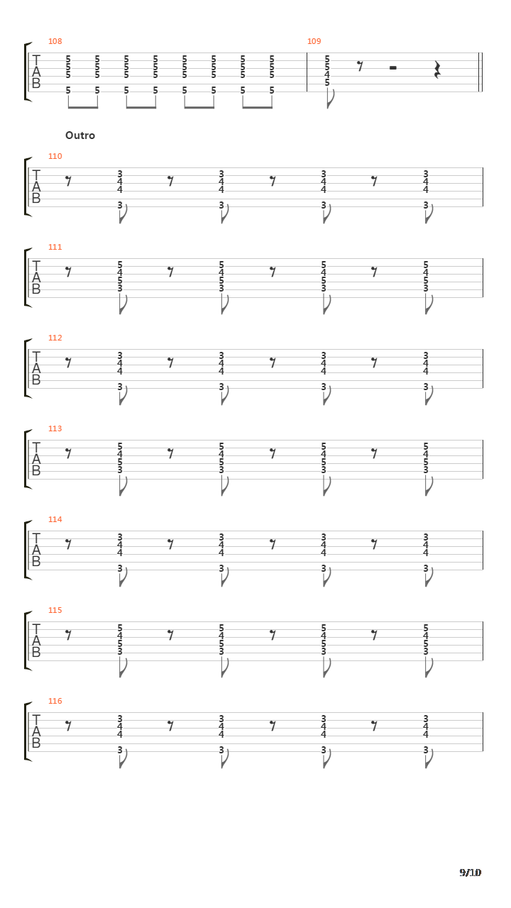 เกาะร้างห่างรัก吉他谱