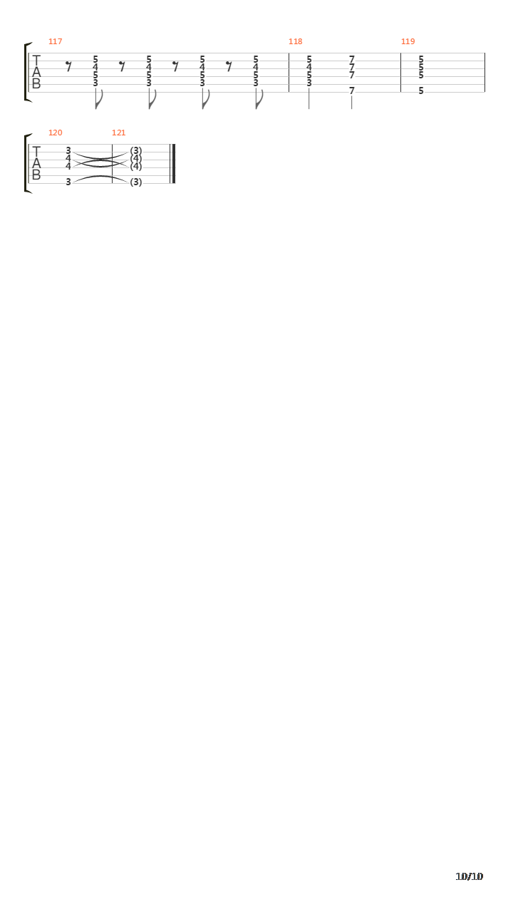 เกาะร้างห่างรัก吉他谱