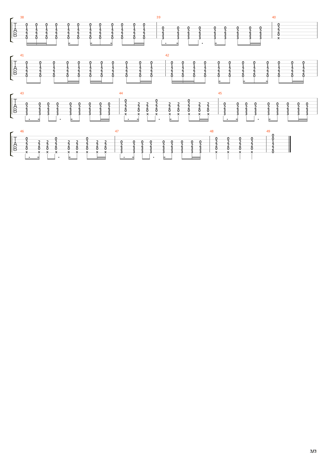 Roadie吉他谱