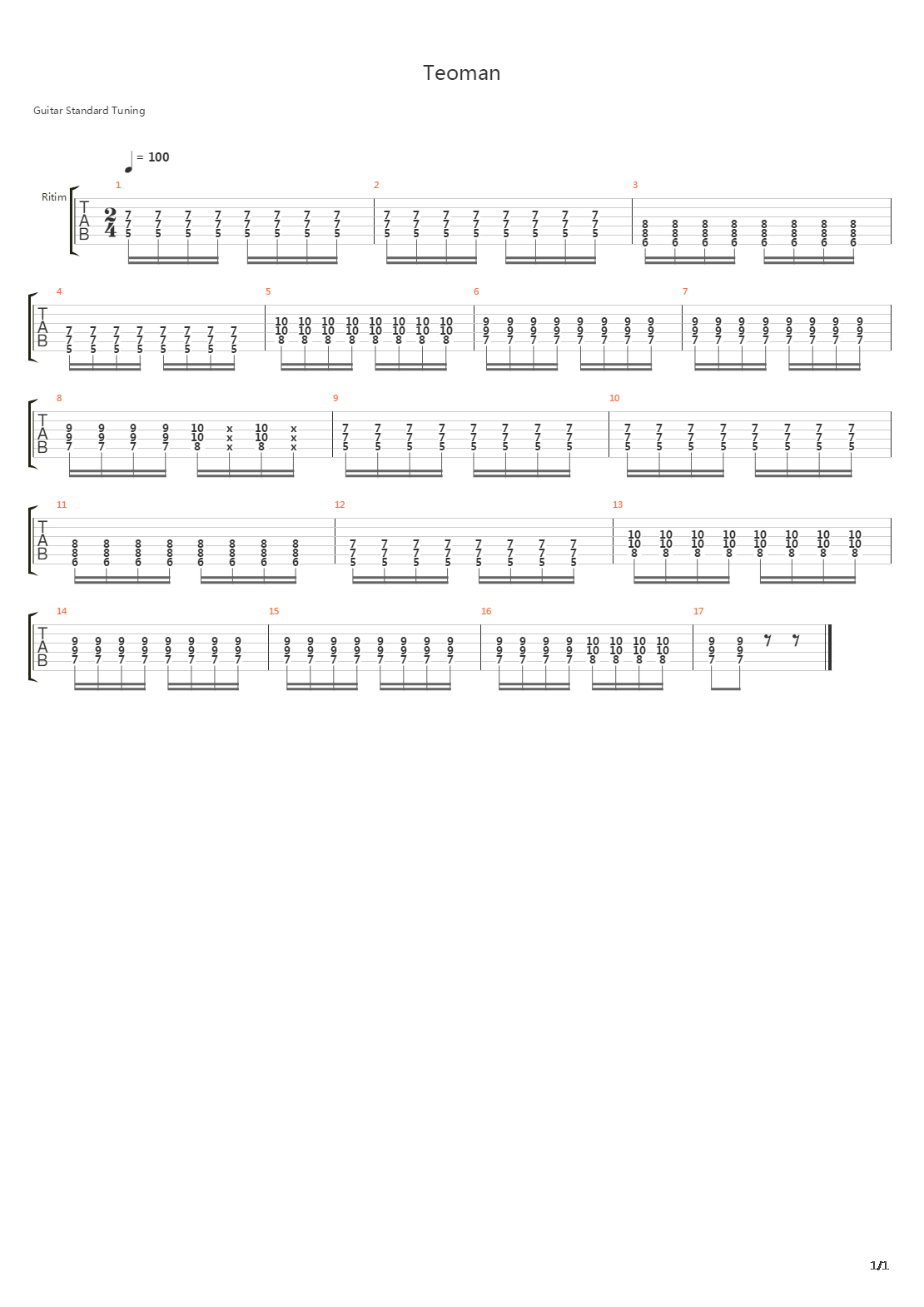 Gökdelenler吉他谱