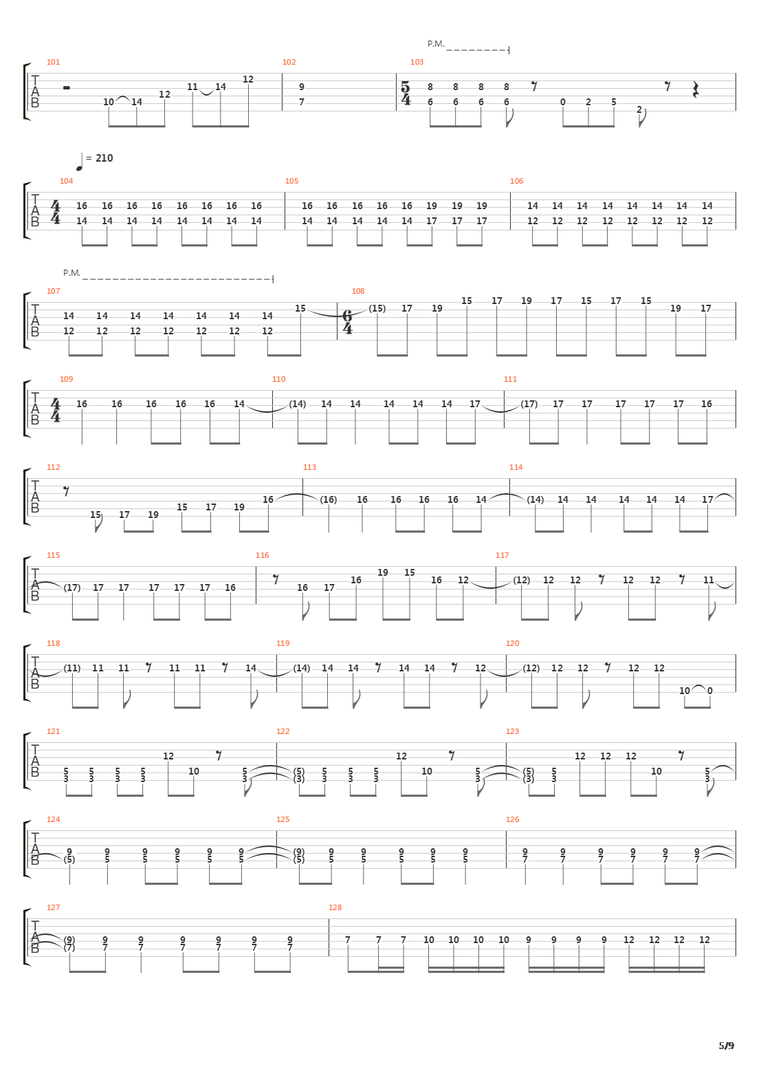 Sursum Corda吉他谱