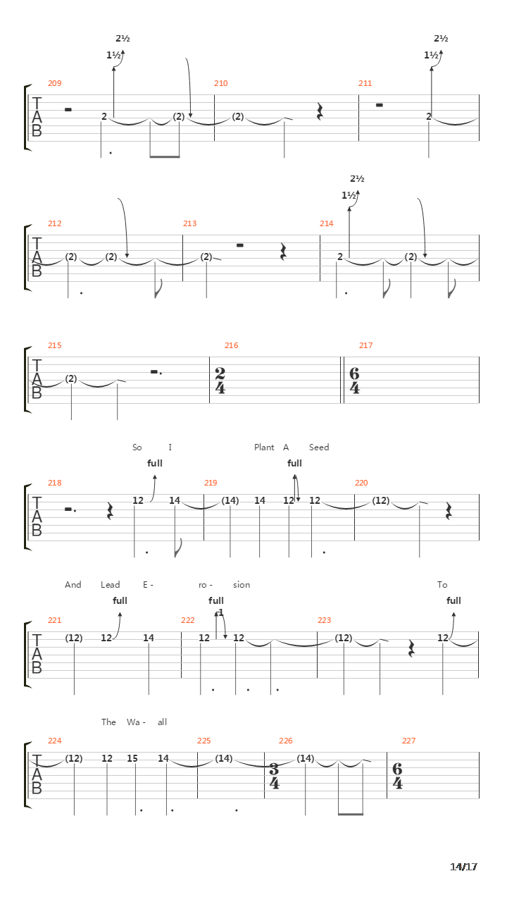 Singularity吉他谱