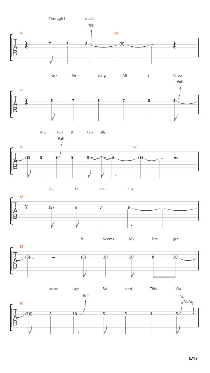 Singularity吉他谱