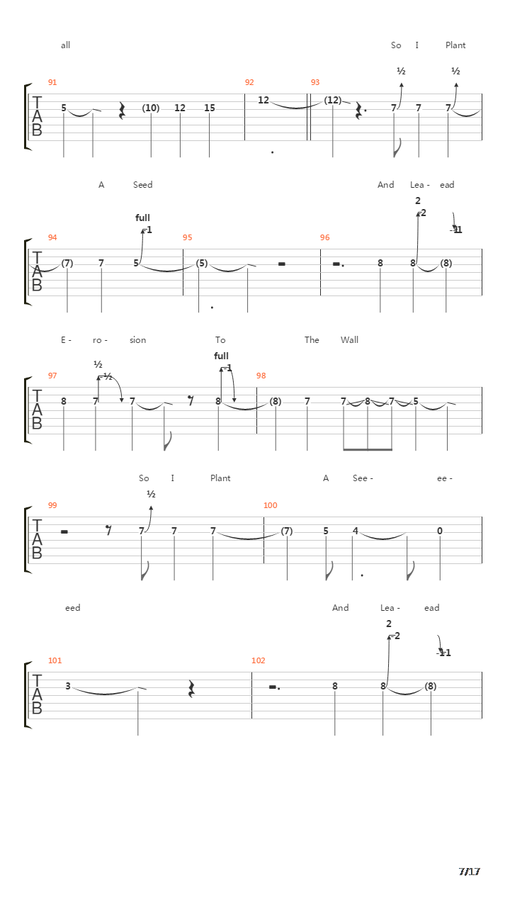 Singularity吉他谱