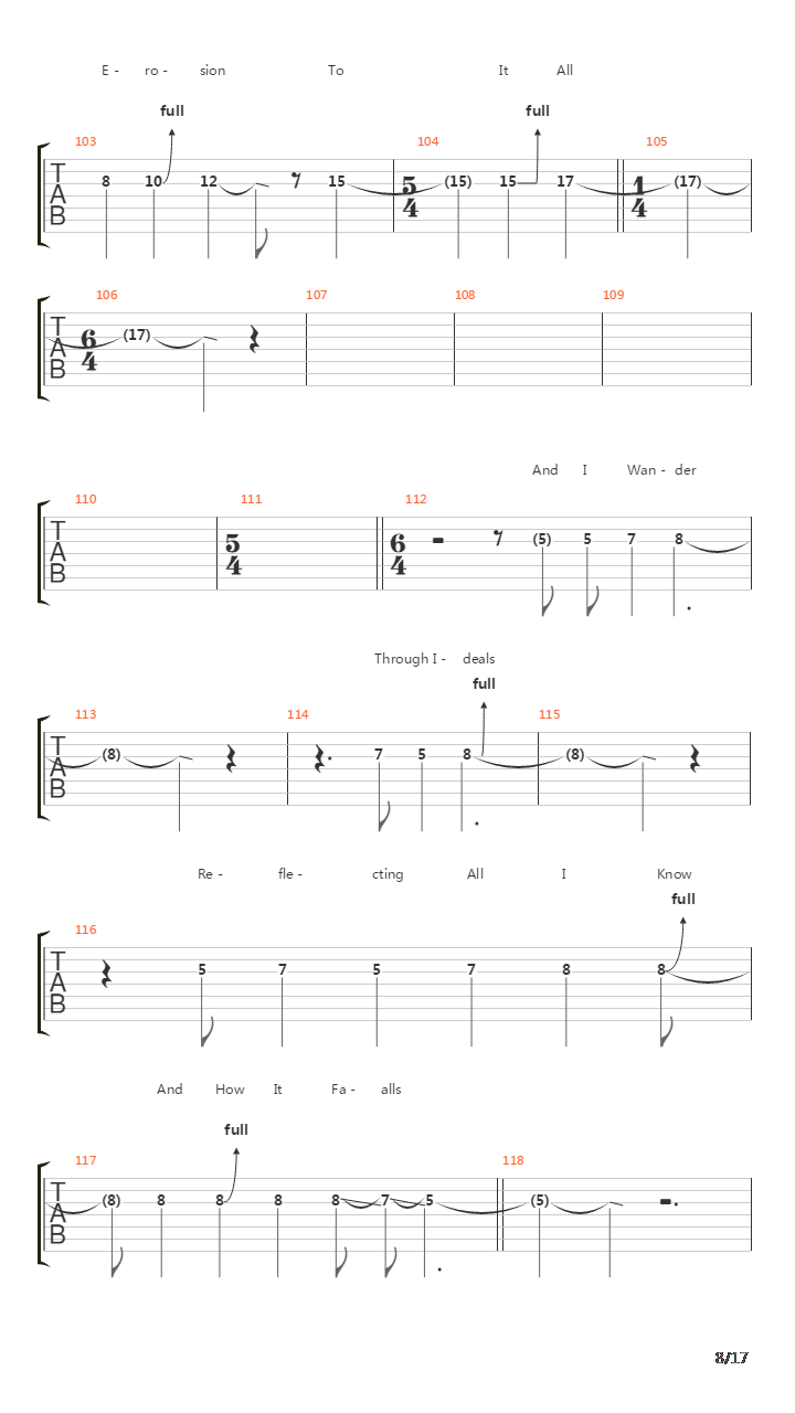 Singularity吉他谱