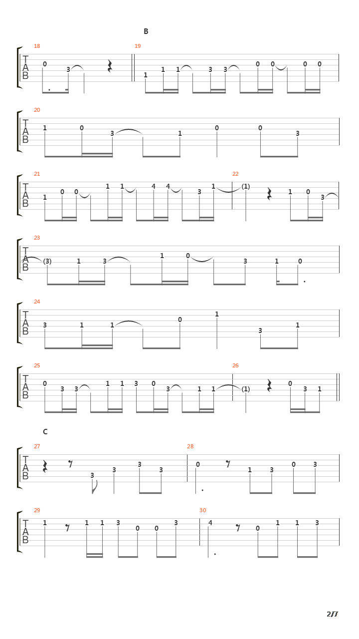 Kizuna Song吉他谱