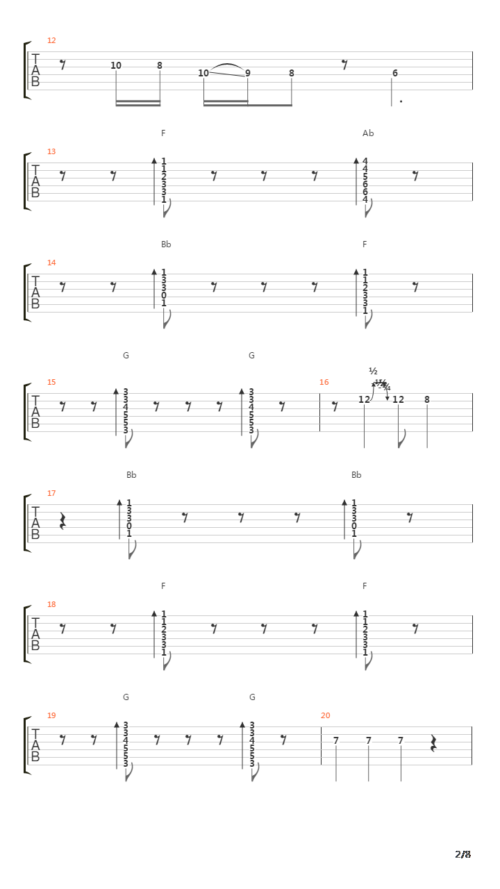 Sgt. Pepper's Lonely Hearts Club Band (Arranged For One Guitar)吉他谱