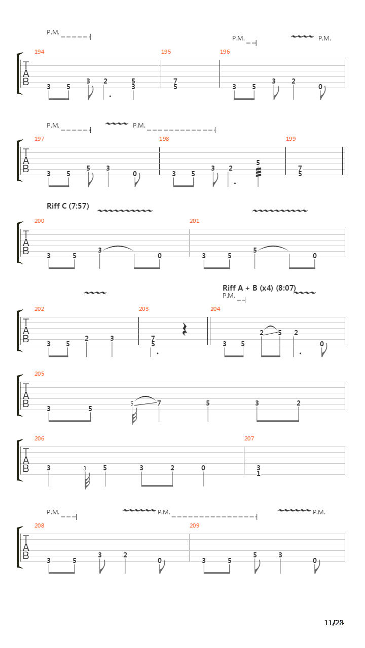 Farewell吉他谱