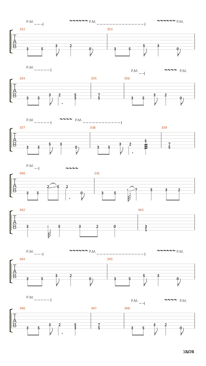 Farewell吉他谱