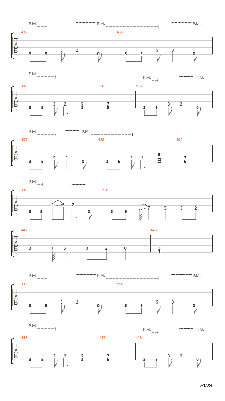 Farewell吉他谱