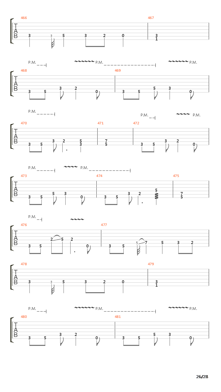 Farewell吉他谱