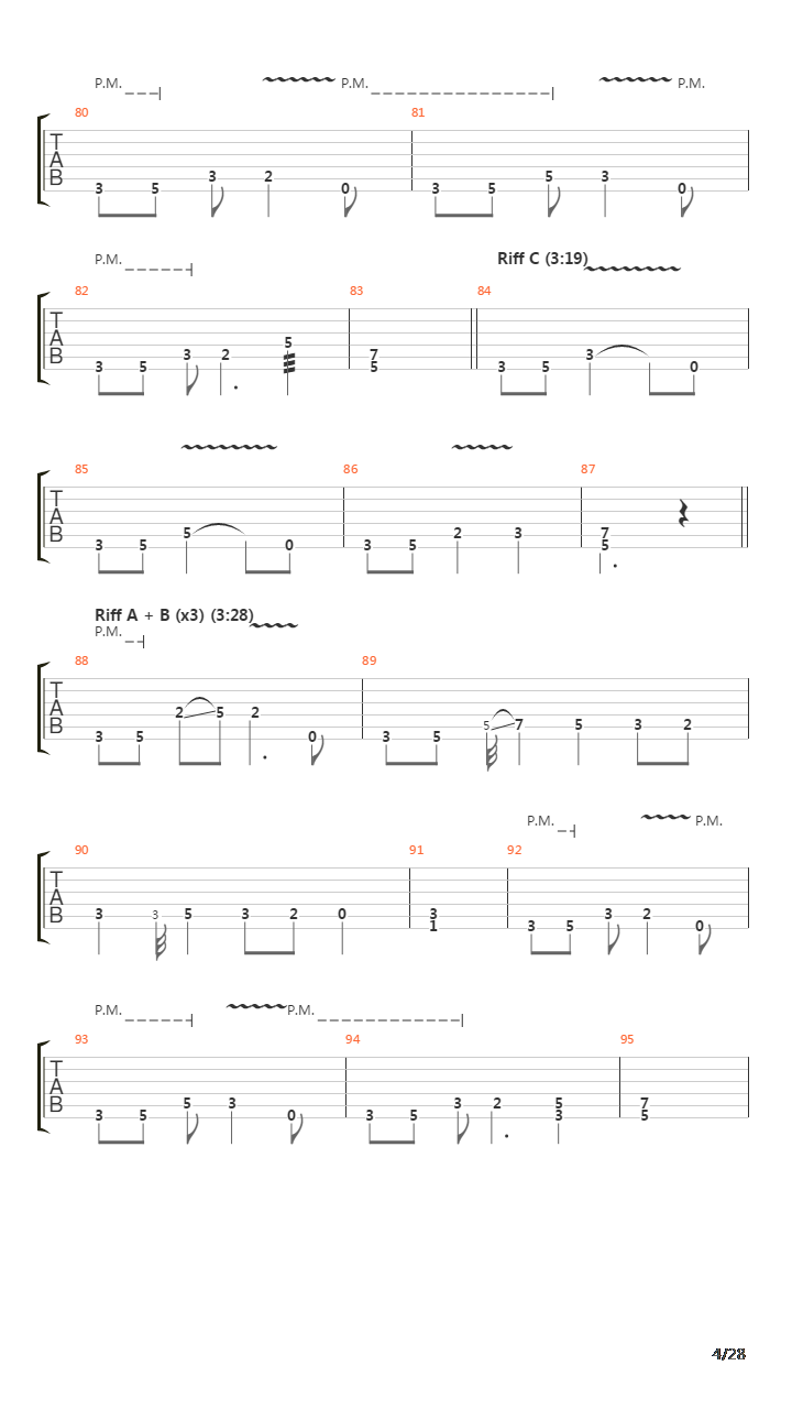 Farewell吉他谱