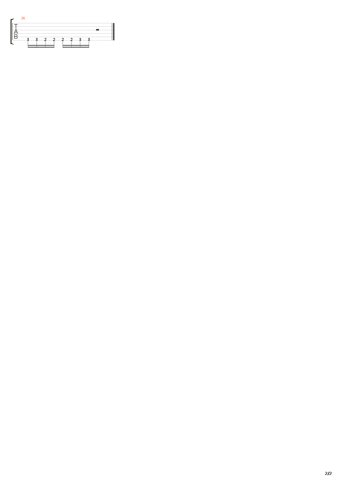 Mono Grind吉他谱