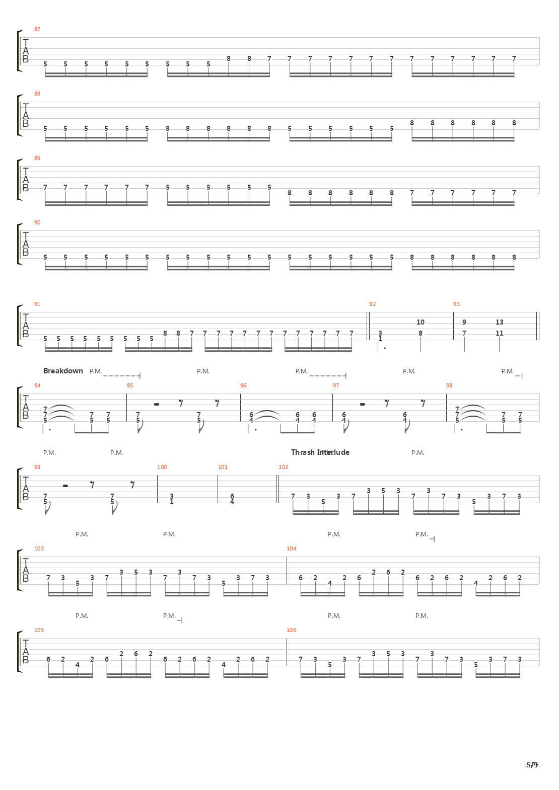 Carbonized In Cruciform吉他谱