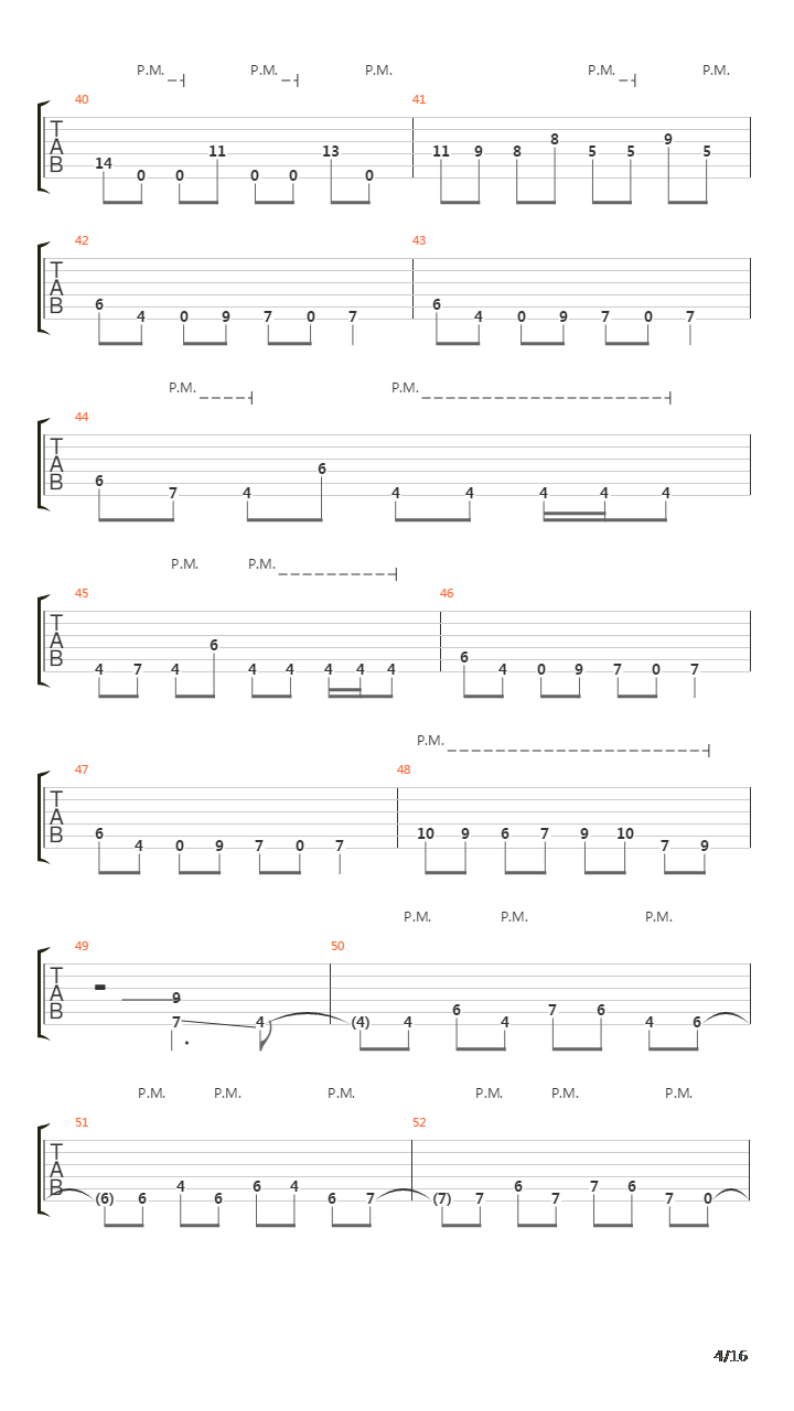 Everything Went Black (Lead Guitar Only)吉他谱