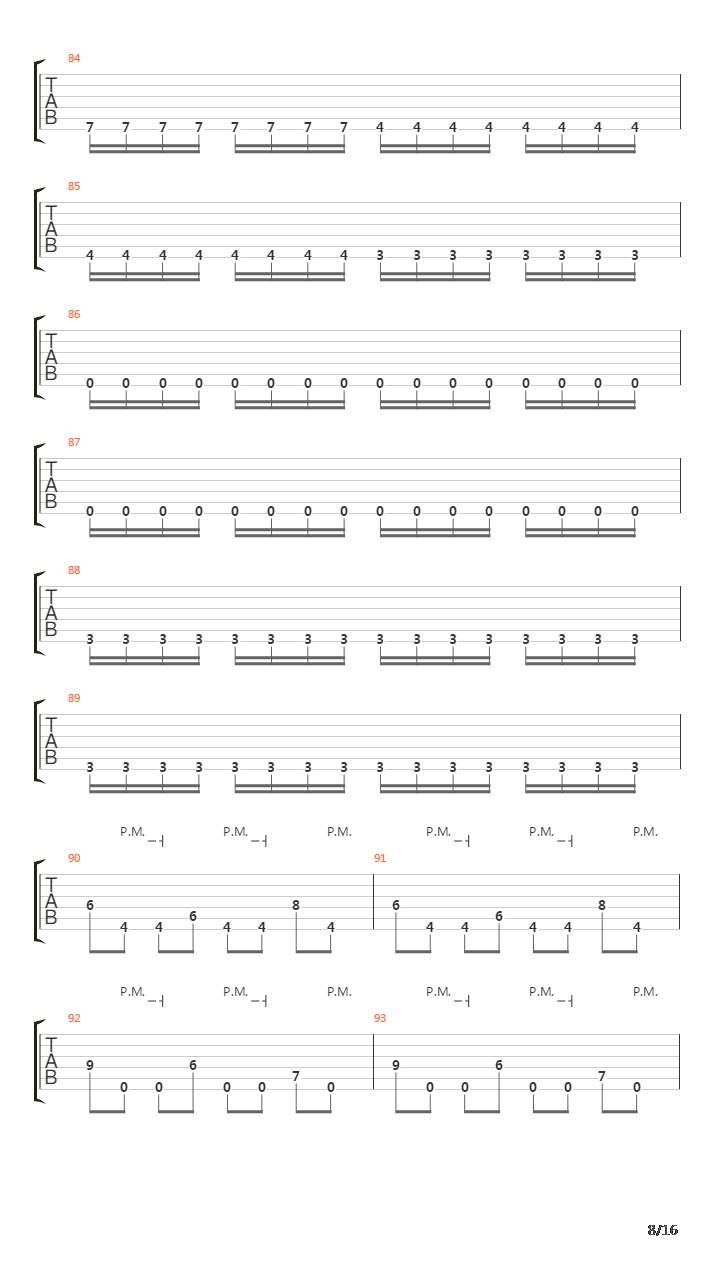 Everything Went Black (Lead Guitar Only)吉他谱