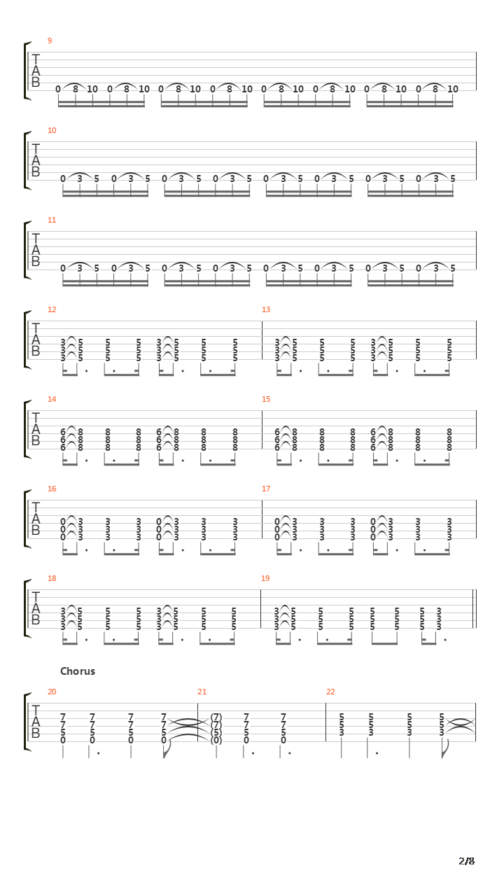 Slow Descent吉他谱