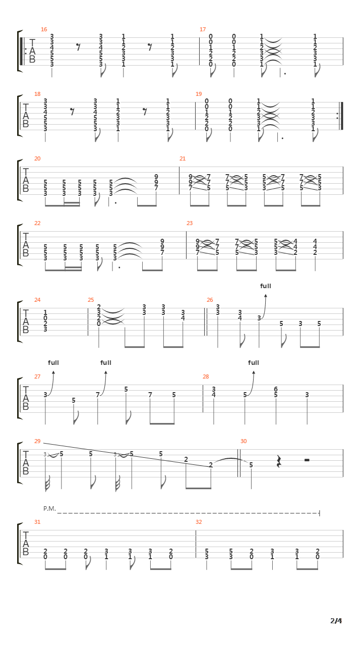 1977吉他谱