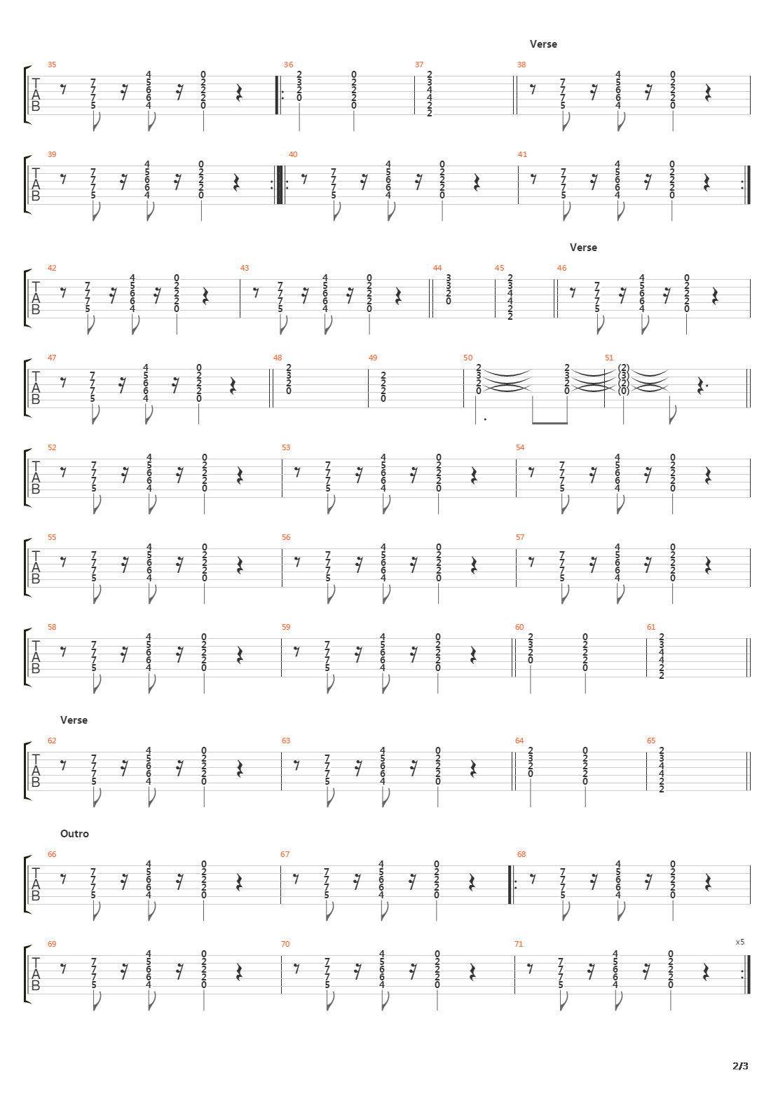 Train In Vain吉他谱