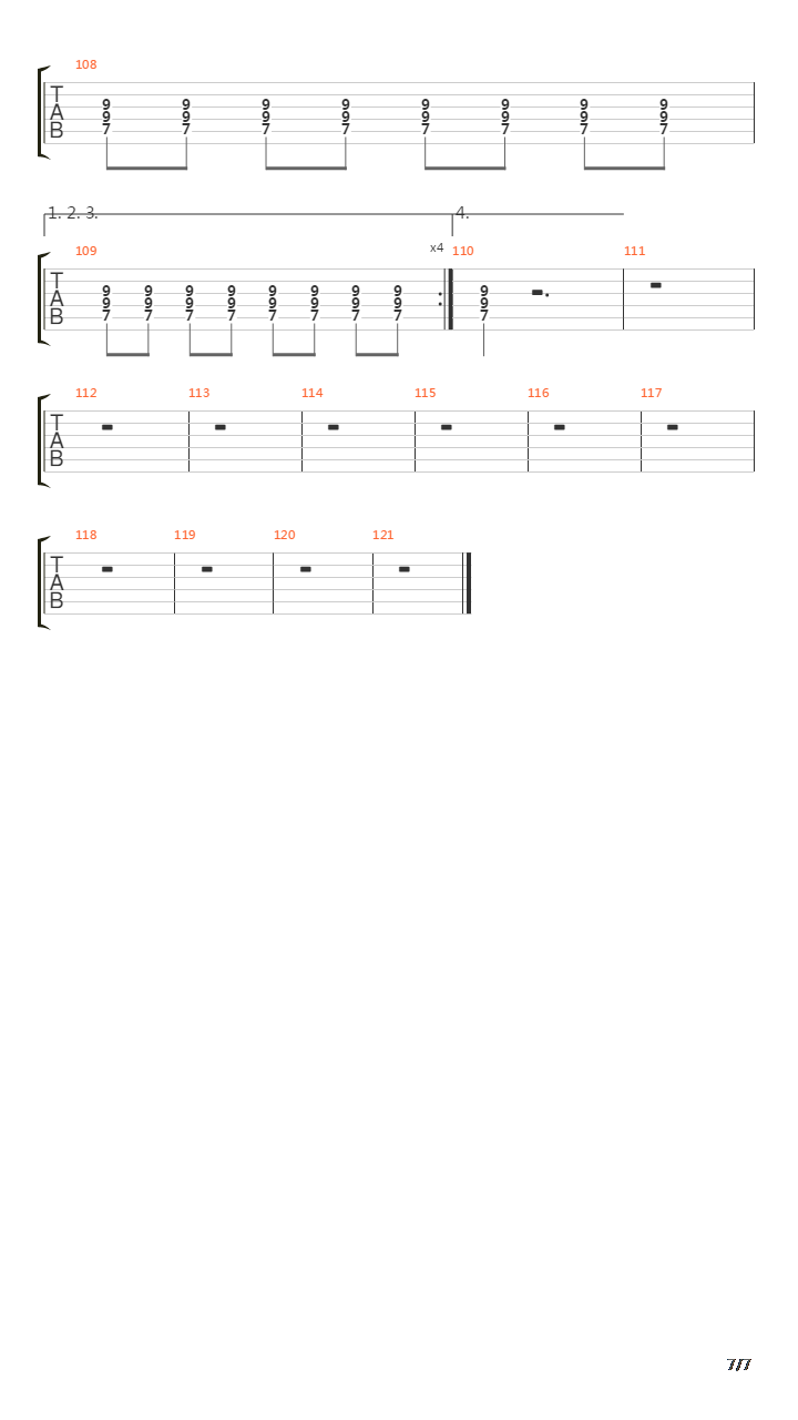 Die On The Rope吉他谱