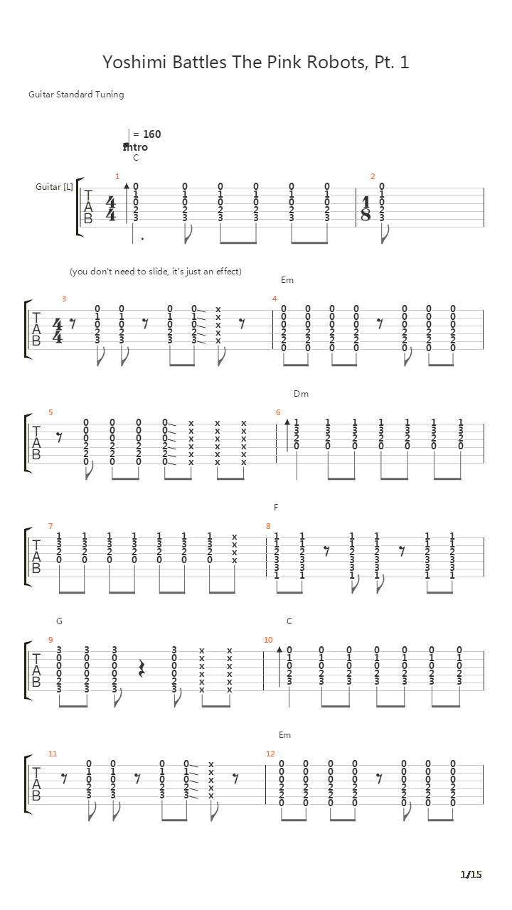 Yoshimi Battles The Pink Robots吉他谱