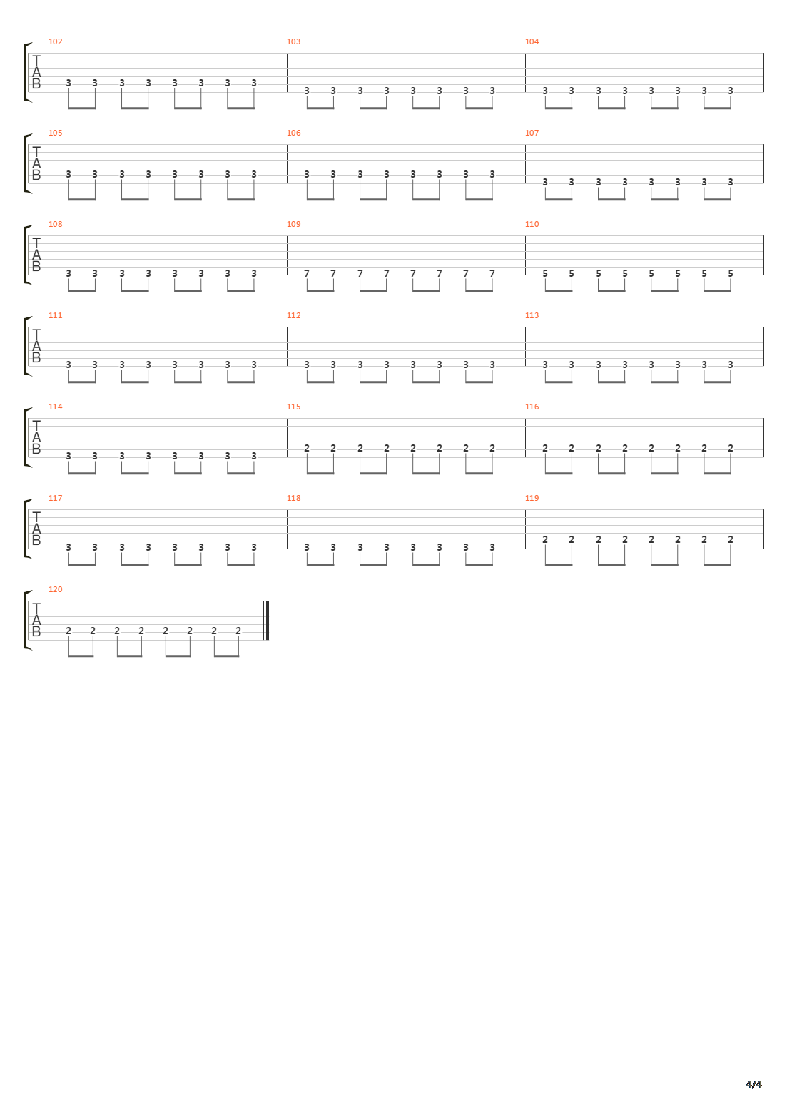 Roshambo吉他谱