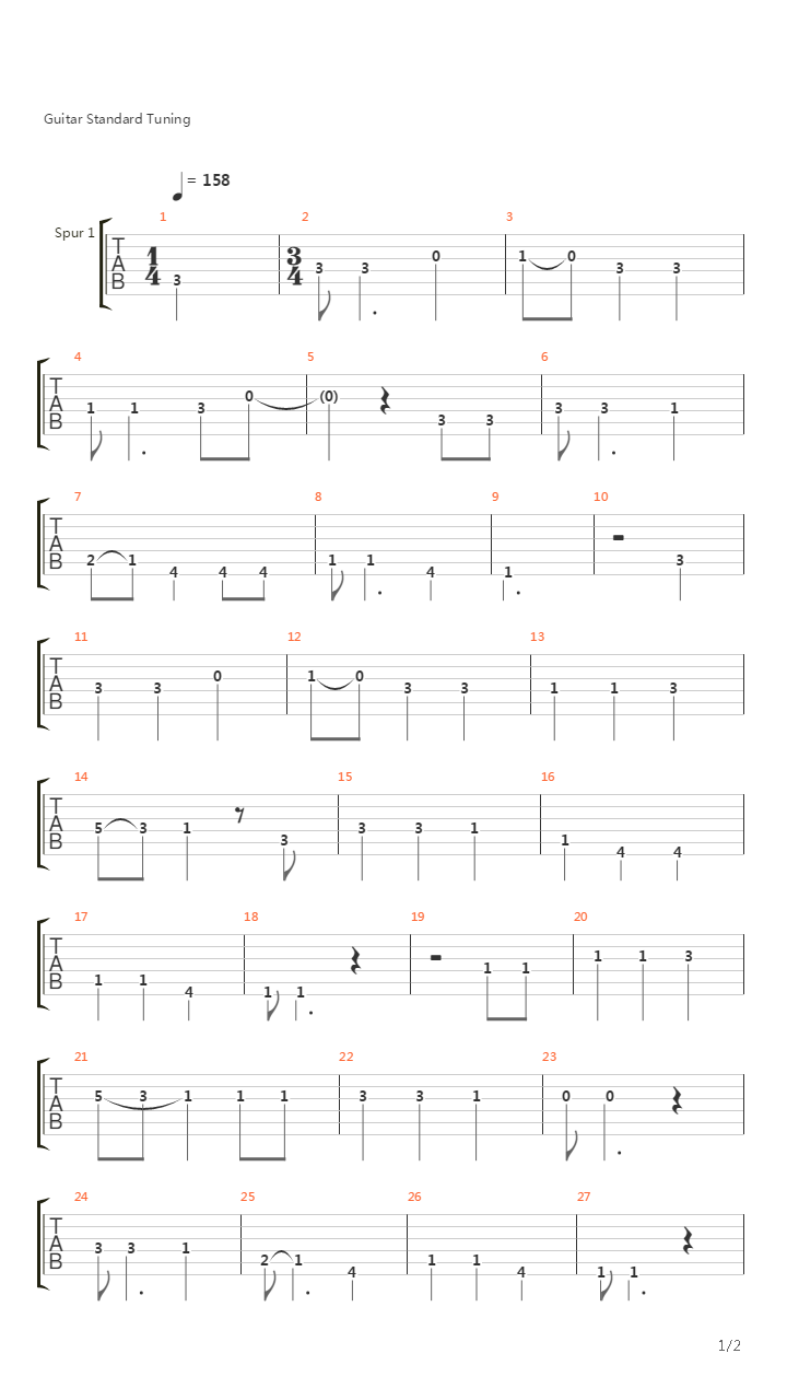 Union Strike Song (Vocals Only)吉他谱