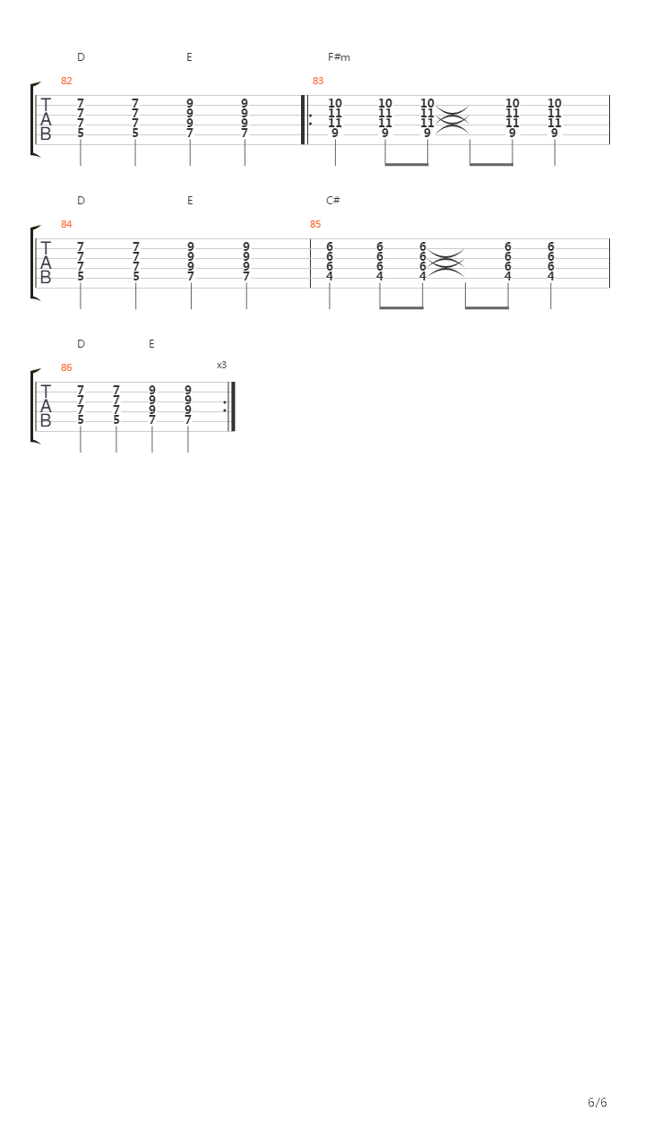 London吉他谱