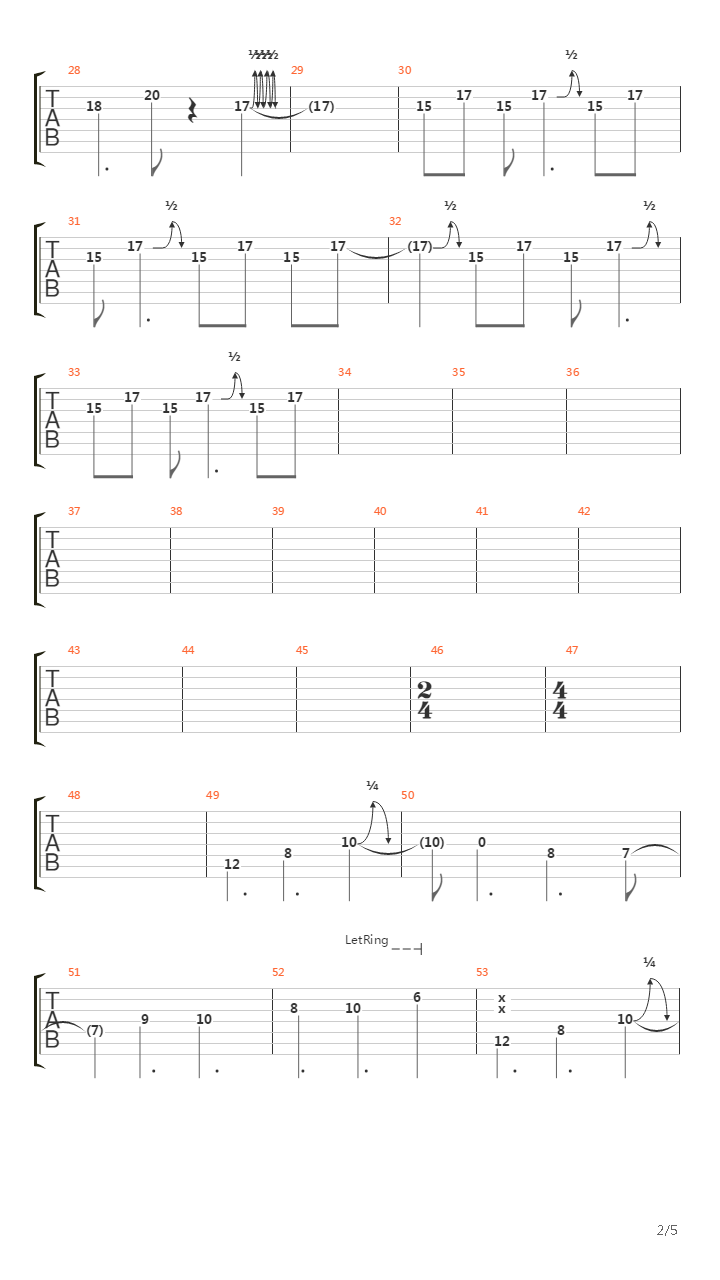 Arrival吉他谱