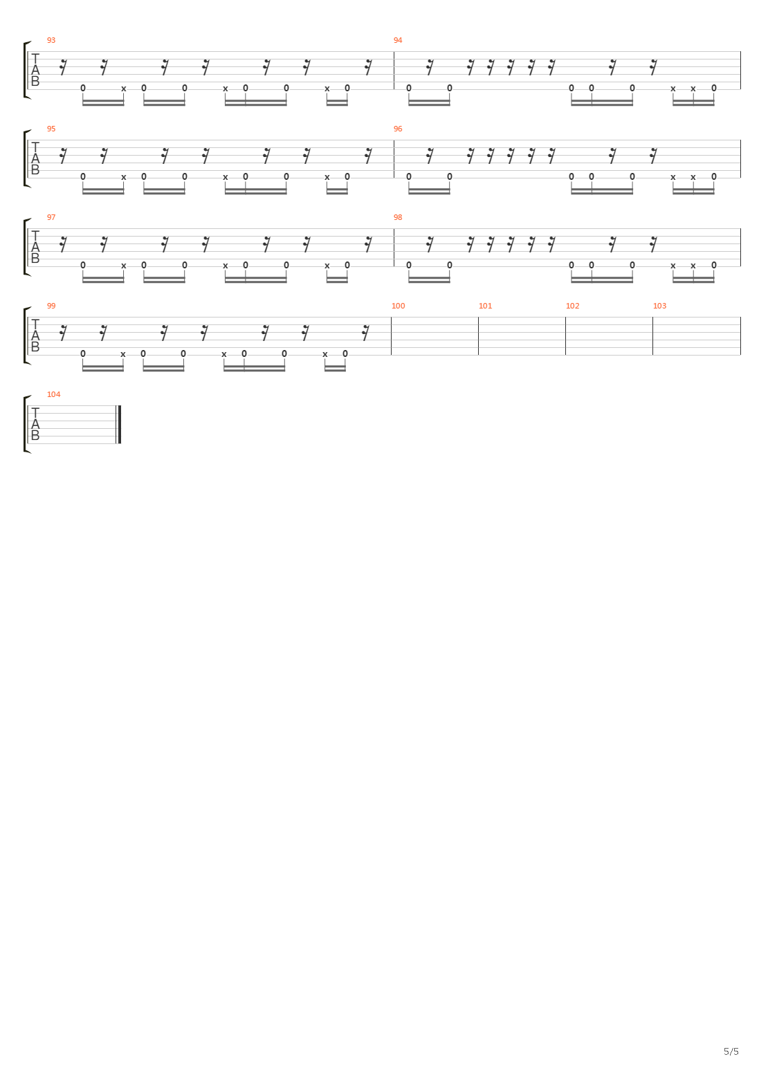 Departure吉他谱