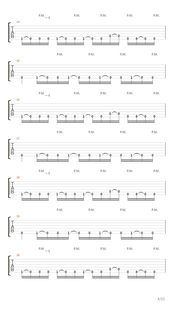Departure吉他谱
